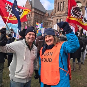 R. Brown & S. Rab at Queen's Park 